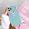 thumbnail image 4 of Compatible with iPhone XR Case for Women Girls,Soft TPU Love Heart Cute Case Clear Holographic Laser Gradient Camera Lens Protection Durable Shockproof Case Cover for iPhone XR, 4 of 5