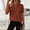 Brown, variant on Womens Zipper Tshirts Short Sleeve Casual V Neck Shirts Plain Basic Solid Color Tunic Spring Summer Clothes Blue XL