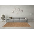 thumbnail image 3 of Ahgly Company Indoor Square Oriental Brown Industrial Area Rugs, 5' Square, 3 of 4
