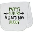 thumbnail image 2 of Inktastic Pappys Future Hunting Buddy Baby Burp Cloth, 2 of 3