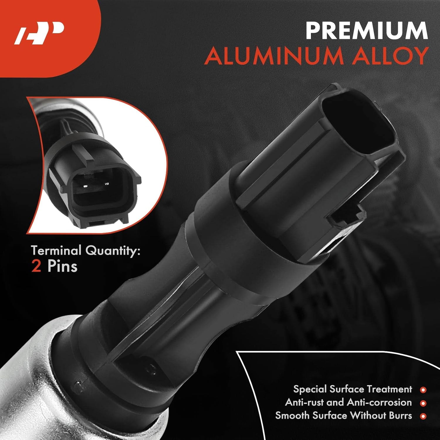 A-Premium 2-PC Engine Variable Valve Timing (VVT) Variable Camshaft Timing (VCT) Control Solenoid Compatible with Ford, Lincoln and Mercury Vehicles - 4.6L 5.4L 3V Engine - Replaces 8L3Z-6M280-B