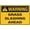 Warning Sign 4, variant on Warning - Hot Surface Sign – 8"x12" Metal Tin Sign, Clear Warning for Home & Business Use, Equipment, Hot Surface Alert