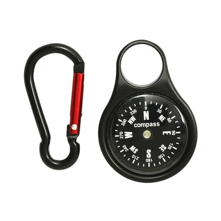 erfcxs X301 Alloy Carabiner Mountaineering Hook & Quick Release Buckle Portable Direction Finder