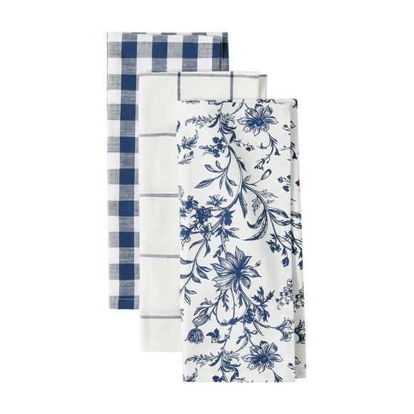 Fraiche Cotton Kitchen Towels 3-Pack