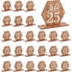thumbnail image 1 of 25 juegos de números de mesa con base de madera para recepciones de boda. Números de mesa autoportantes para centros de mesa de boda., 1 of 6