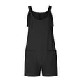thumbnail image 4 of Sopiago Girls Summer Rompers Cute Clothes for Girls Dressy Jumpsuit Kids Shorts Junior Beach Vacation Essentials Outfits 2025 Black,9-10 Years, 4 of 4