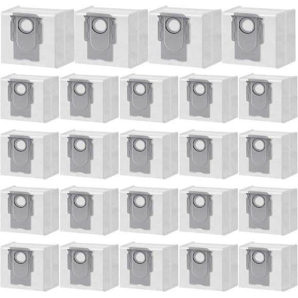 24 Packs Q5 Dust Bag for Roborock Q5 Max+, Q5 Pro+, Q8 Max+, Q7 Max+, 3.6L Vaccum Bag for Q5, Q5+, Q7, Q7+, Q7 Max, S8+, S8 Pro Ultra, S7 Pro Ultra, S7 MaxV Ultra Robot Vacuum
