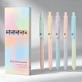thumbnail image 4 of 5-Pack Rollerball Gel Pens Quick-Dry Ink Multicolor Assorted with Refills Student Office Writing Set, 4 of 5
