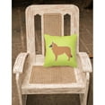 thumbnail image 4 of Carolines Treasures BB3661PW1818 Belgian Shepherd Checkerboard Pink Fabric Decorative Pillow, 4 of 5