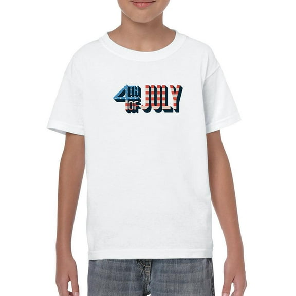 4th Of July Vintage Banner T-Shirt Juniors -Image by Shutterstock, x-Large
