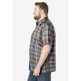 thumbnail image 3 of KingSize Men's Big & Tall Short-Sleeve Plaid Sport Shirt, 3 of 6