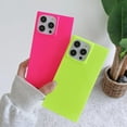thumbnail image 4 of Neon Yellow Phone Case for iPhone 15 (6.1in),Trendy Stylish Chic Glossy One Piece Design Slim  Strong Protective Cover(iPhone15 6.1",Neon Pink), 4 of 9