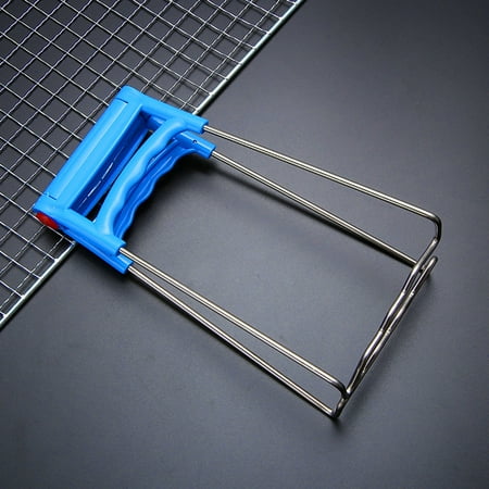 

Tray Clip Polishing Process Rust-free Non Slip Heat Insulation Undulating Design Stainless Steel Anti-scald Pan Gripper Clip Kitchen Supply