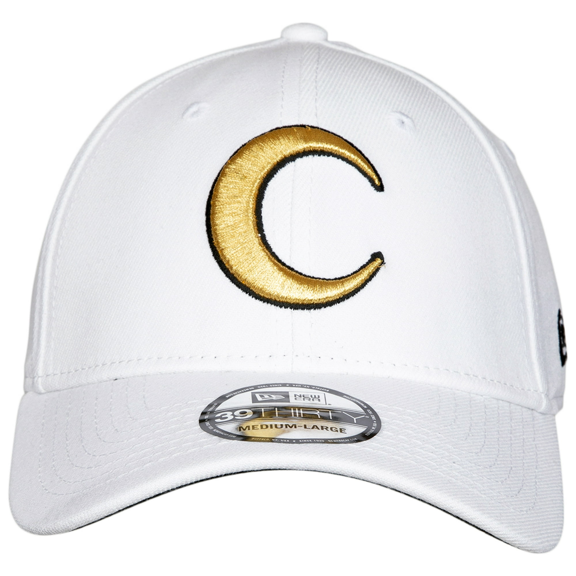 Moon Knight Gold with Outline Symbol New Era 39Thirty Fitted Hat-Small/Medium  