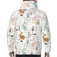 thumbnail image 5 of Hoodies for Men - Bohemian Cute Rabbit Long Sleeve Comfrt Men'S Fashion Hoodies & Sweatshirts, Sweatshirts for Men Hoodies Pullover Clothing Clothes with Pouch, 5 of 7