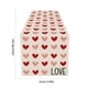 thumbnail image 3 of Bandera de mesa colorida, ideal para el Día de San Valentín, restaurantes, salas de estar, decoración de mesa, bodas, aniversarios y ambiente festivo. Disponible en cuatro tamaños., 3 of 6