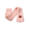 thumbnail image 2 of FOCUSNORM Kids Knitted Scarf Letter Patterns Neckerchief Neck Warmer Shawl, 2 of 7