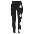 thumbnail image 4 of Mingw High Waist Yoga Pants for Women Printed Skinny Stretchy Leggings Tummy Control Comfortable Leggings,Black,XL, 4 of 6