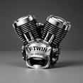 thumbnail image 3 of V Twin Engine Modeled Tool Classic Motorcycle Bottle Can Opener For Home Bar And Kitchen Use, 3 of 5