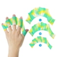 thumbnail image 6 of Uxcell Silicone Swimming Gloves Webbed Swim Gloves Water Resistance Gear Paddle Fins Blue Tone 1 Pair, S, 6 of 6