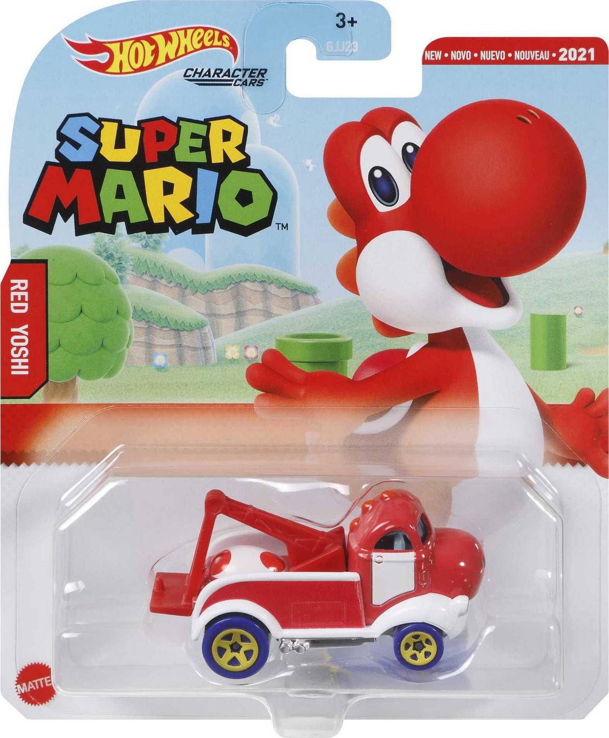 Hot Wheels Yoshi Red Super Mario Vehicle