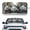 Cute Pandas, variant on KUIFORTI Front Windshield Sun Shade Large Sunshade, 66.53"×34.44" Front Window Cover Sun Visor Protector Accessories for Truck SUV Sedan Hatchback Van, Eagle USA Flag