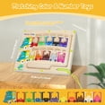 thumbnail image 2 of Juego de rompecabezas de madera Magnetic Color & Number Maze Montessori, 2 of 7