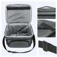 thumbnail image 3 of Unique Bargains Lunch Bag Insulated Lunch Bag Leakproof Lunch Box Gray, 3 of 6