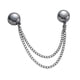 thumbnail image 4 of Broche sin alfiler con clip para ropa, cadena extraíble, accesorio multiusos para camisas Plástico negro, 4 of 9