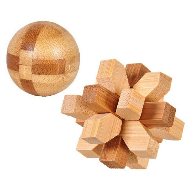 Cerradura de Madera Kongmingsuo Intelligence Suo Fancy Toy Adulto 10 Alta Dificultad B