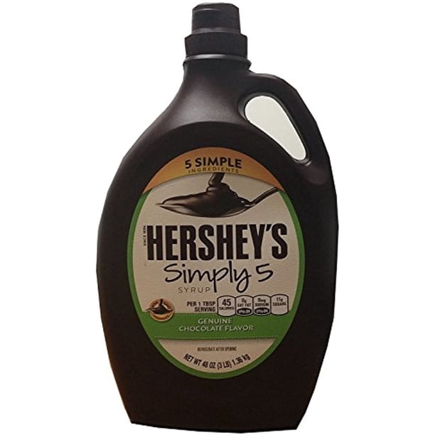 Hersheys Simply 5 Syrup 5 Simple Ingredients Genuine Chocolate Flavor