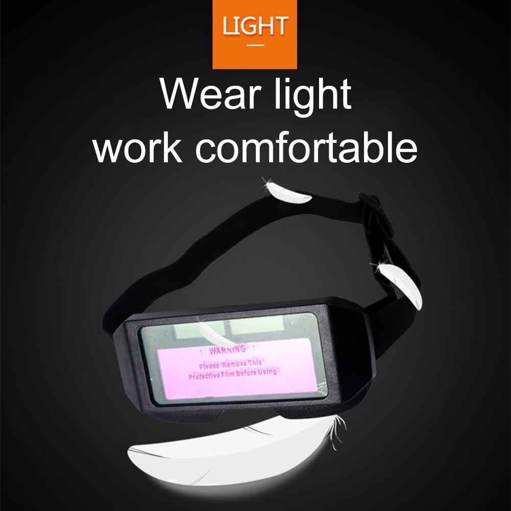 Solar Powered Auto Darkening Welding Helmet Eyes Welder Anti-glare Glasses XMAS N3F3