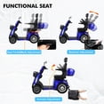 thumbnail image 7 of QEEKA All Terrain Heavy Duty 4 Wheel Electric Mobility Scooter for Adults & Seniors,1000W Motor,500 LBS Capacity,Long Range Battery,Blue, 7 of 7