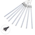 thumbnail image 2 of Nieve que cae gota de agua carámbano luz de jardín impermeable fiesta de vacaciones boda LED luz de lluvia enchufe de EE. UU. 8 tubos 50 cm Monstrate HA2465-05B*2, 2 of 7