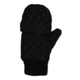 thumbnail image 3 of Time and Tru Women's Quilted Puffer Pop Top Gloves, 3 of 3