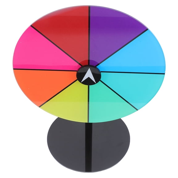 Raindrops Rotating Wheel for Prizes with Detachable Design and Acrylic Base