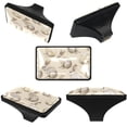 thumbnail image 4 of 4 Packs Cute Rabbits Animal Crystal Glass Cabinet Knobs Drawer Handles for Kitchen Cabinets Dresser Cupboard Wardrobe Pulls Handles, 4 of 7