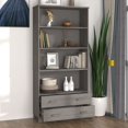 thumbnail image 5 of vidaXL Highboard HAMAR Solid Wood Pine Light Grey, 5 of 5