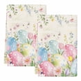 thumbnail image 2 of Easter Eggs Kitchen Towels Set of 2, Spring Daisy Eucalyptus Leaves Vintage Absorbent Dish Towels for Kitchen, Microfiber Hand Towel, Quick Drying Tea Towel for Cleaning Decorative Dishcloths, 2 of 7