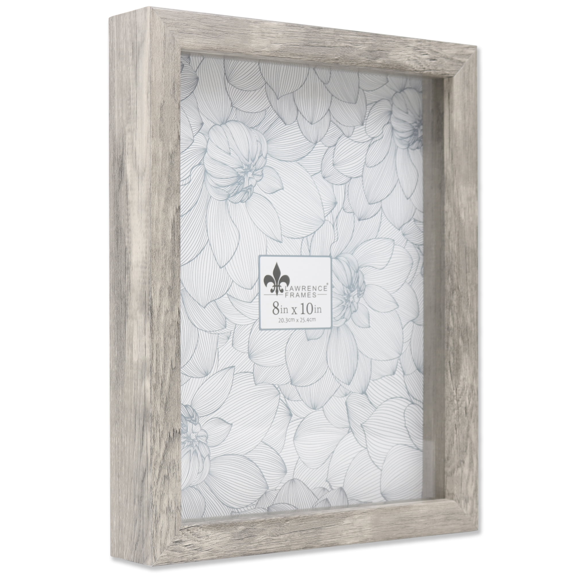 Box Picture Frame Deep 3D Photo Display 5x7 Inch Standing Hanging Grey x5 