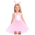 thumbnail image 2 of LOVZFMLL Robe Enfant Fille Manches Bouffantes Robe Princesse Longue Robe à Sequins Canoniques, 2 of 9