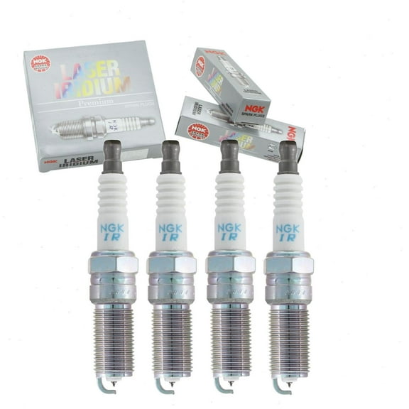 4 pc NGK Laser Iridium Spark Plugs compatible with Ford Focus 2.0L L4 2012-2018