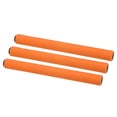 thumbnail image 1 of Unique Bargains Athlétisme Relais Piste Bâton Éponge de Course en Acier Inoxydable, Orange 3 Pack, 1 of 5