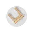 thumbnail image 4 of Soporte para secador de pelo Soporte de almacenamiento montado en la pared Soporte para secador de pelo plegable para baño en casa, Blanco Kearding HA007684-01B, 4 of 6