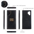thumbnail image 5 of Samsung Galaxy Note 10 Plus Wallet Detachable Case, Dteck Zipper Purse Phone Case Multi-functional Folio Flip Leather Removable Magnetic Back Cover For Samsung Galaxy Note10+, Black, 5 of 10