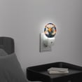 thumbnail image 3 of Round LED Night Lights Lamp with Dusk to Dawn Sensor, Gorgeous Geometric - Styled Eagle Night Light Plug Into Wall for Kids Room, Bedroom, Bathroom, Kitchen, Hallway, 3 of 4
