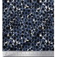 thumbnail image 1 of Soimoi Cotton Cambric Fabric Leopard Animal Skin Printed Craft Fabric by The Yard 42 Inch Wide, 1 of 3