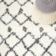 thumbnail image 6 of Safavieh Flokati Chelsey Aztec Polyester Shag Area Rug, Ivory/Dark Gray, 5'3" x 7'6", 6 of 11