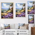 thumbnail image 4 of Designart "Charming Provence Countryside Landscape II" Countryside Floater Framed Canvas Art Print, 4 of 5