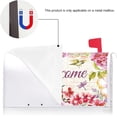 thumbnail image 3 of Welcome Pink Flower Mailbox Covers Magnetic Post Box Cover Wraps Oversized 25.5x21 Inches for Garden Yard Decor, 3 of 6
